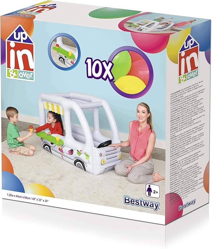 Bestway Ice Cream Truck Ball Pit with 10 Balls